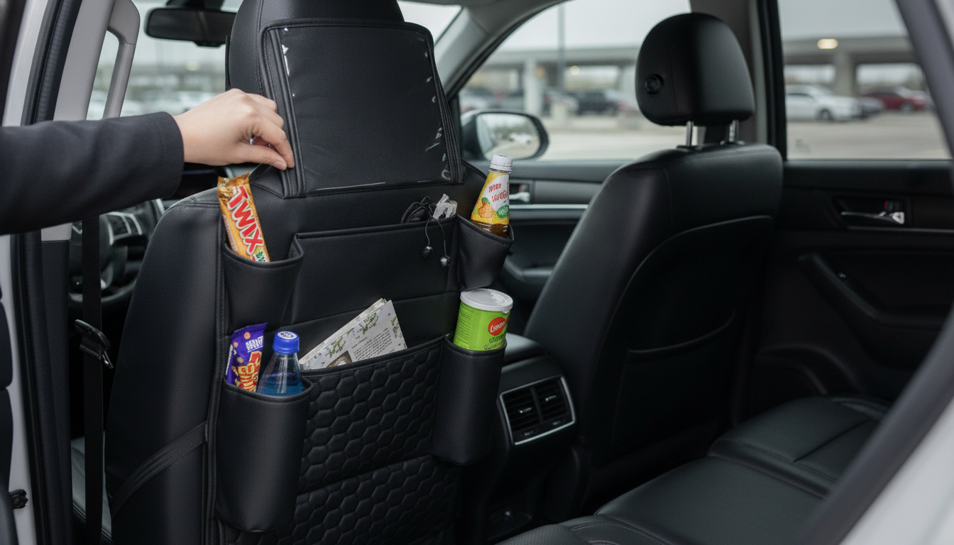 Back-of-Seat Organizer Fit: Bucket Seats & Captain’s